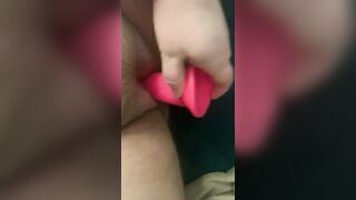 Trans Chub Playing with Curly Twat