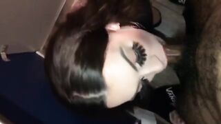 Trans Latin Chick Sucked him up in Public Restroom Onlyfans . com / Papiichulo