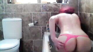 sissy in washroom